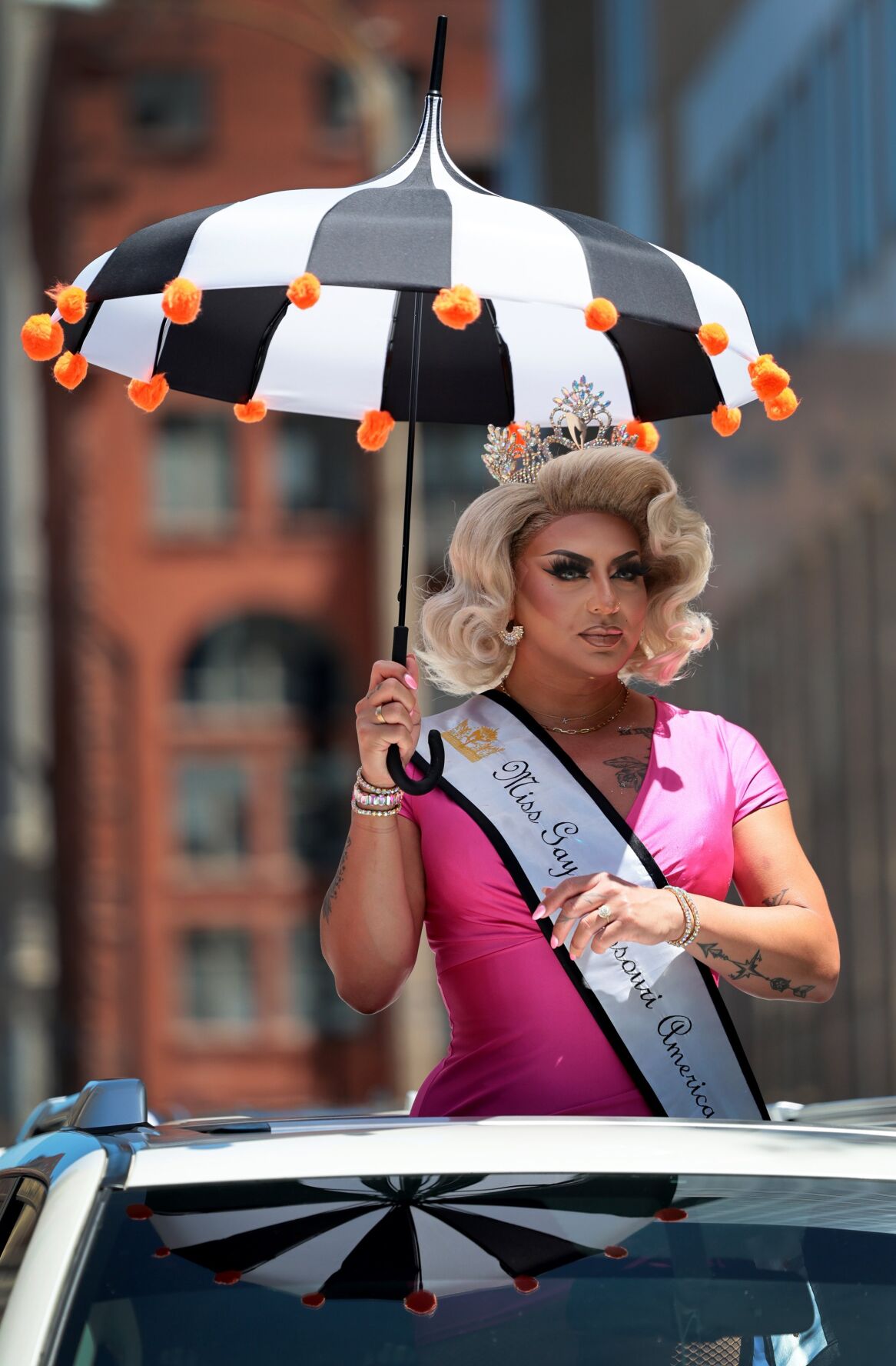 Pride parade delayed as anti-Boeing protesters block path